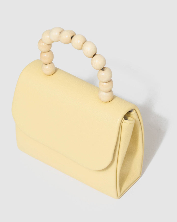 Colette by Colette Hayman Yellow Kids Mara Bead Handle Bag