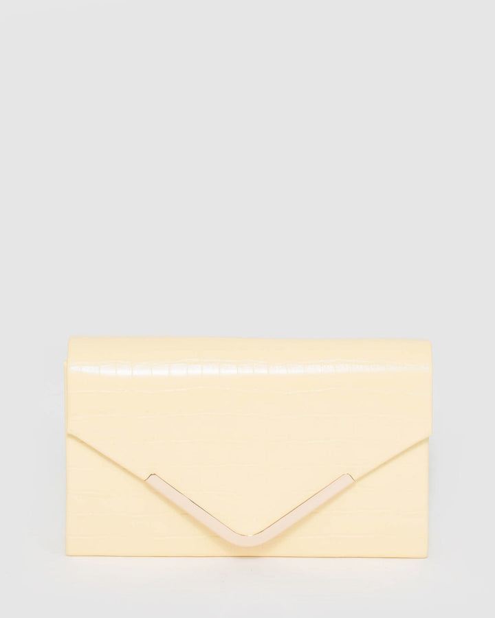 Yellow Lila Envelope Clutch Bag | Clutch Bags