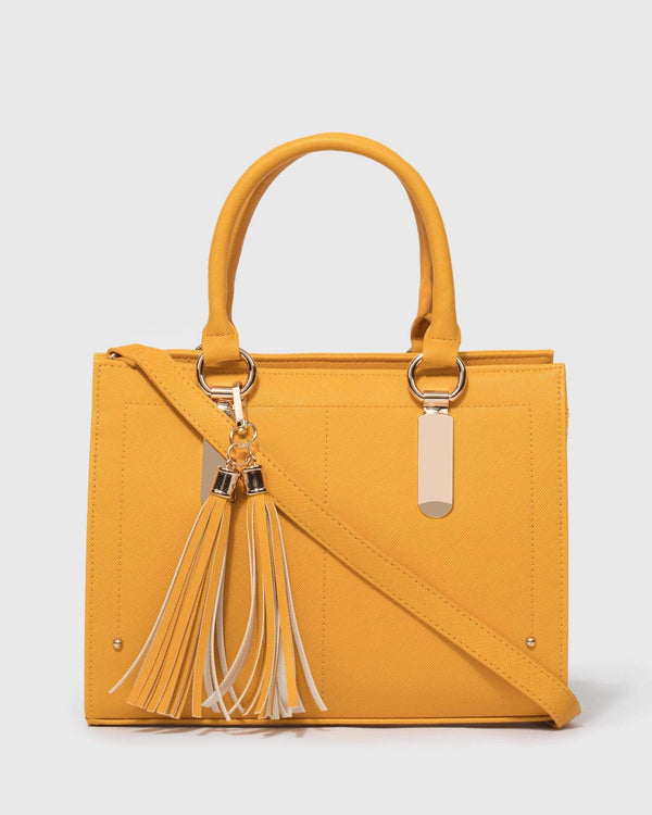 Yellow Stef Tassel Mini Bag | Mini Bags
